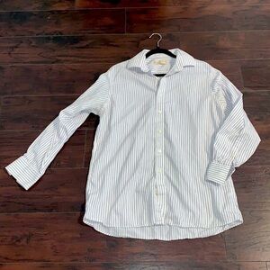 Michael Michael Kors Men’s Striped Button-up Shirt, sz 15 1/2, 32/33